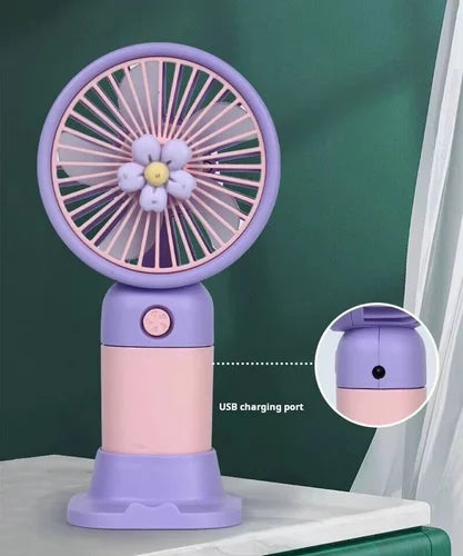 USB Rechargeable Mini Portable Handheld Fan