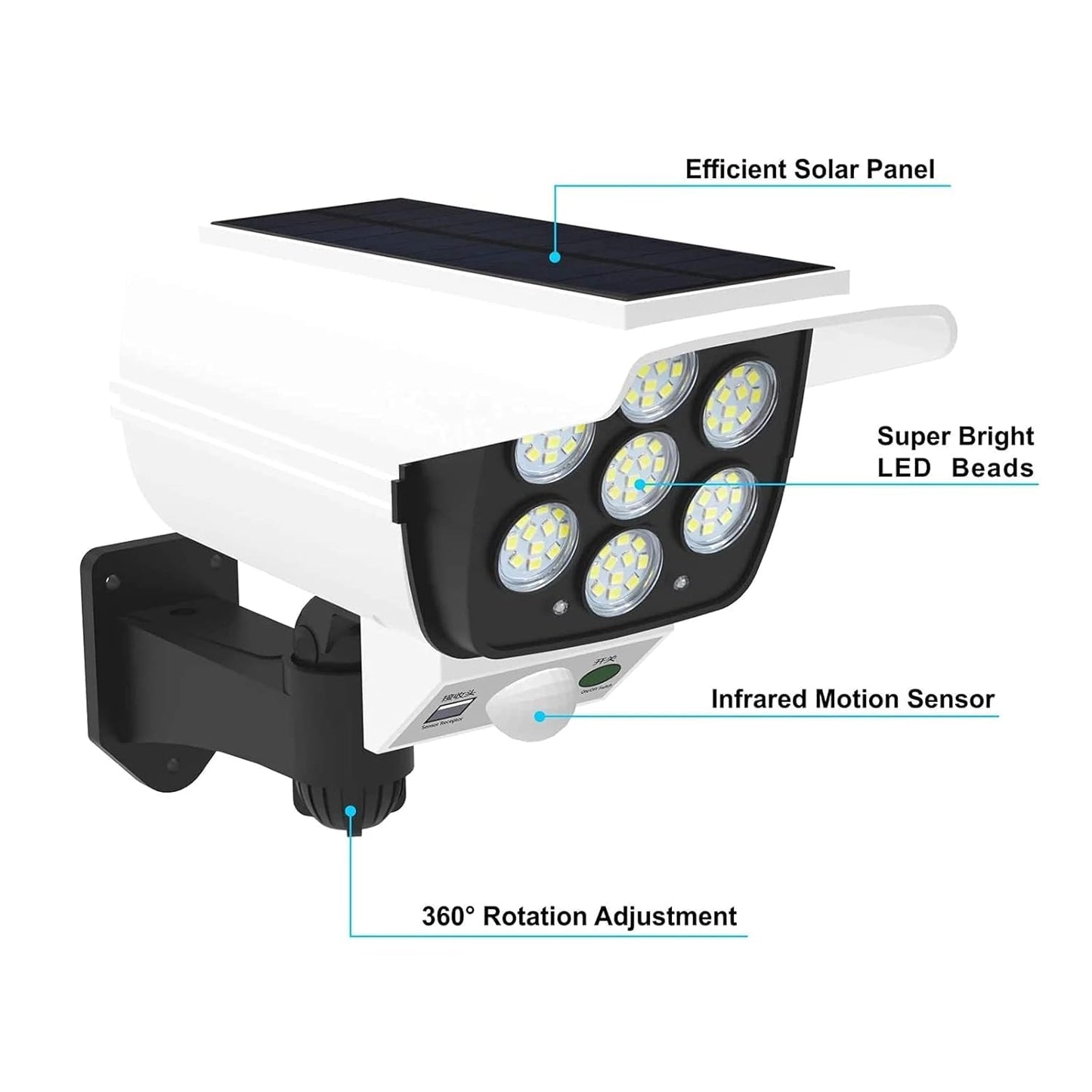 Solar CCTV Camera Style Light