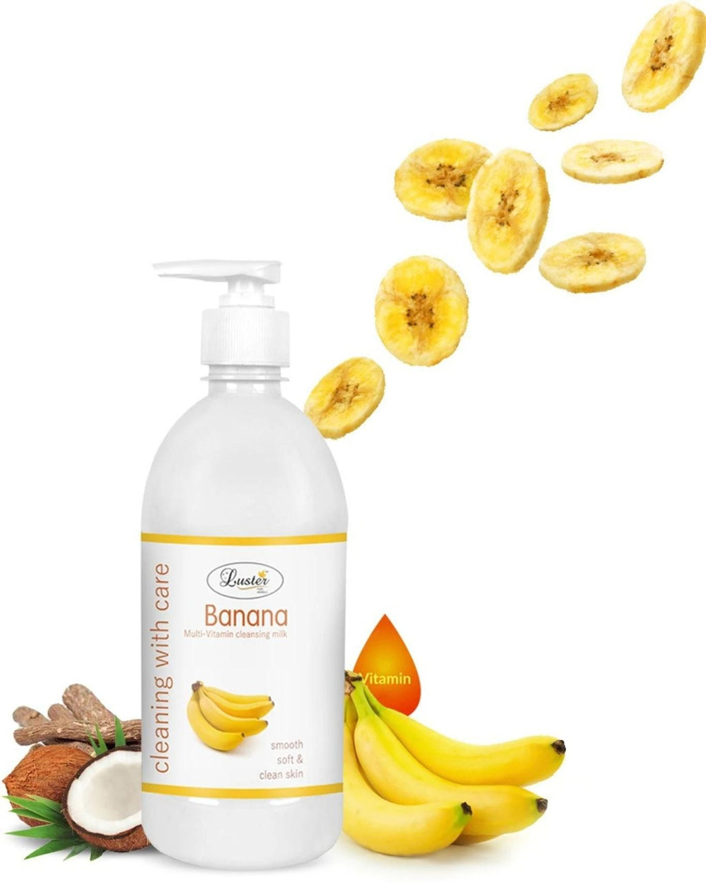 Banana and Aloe vera Cleansing Milk 500 ML (Pack of 2 )