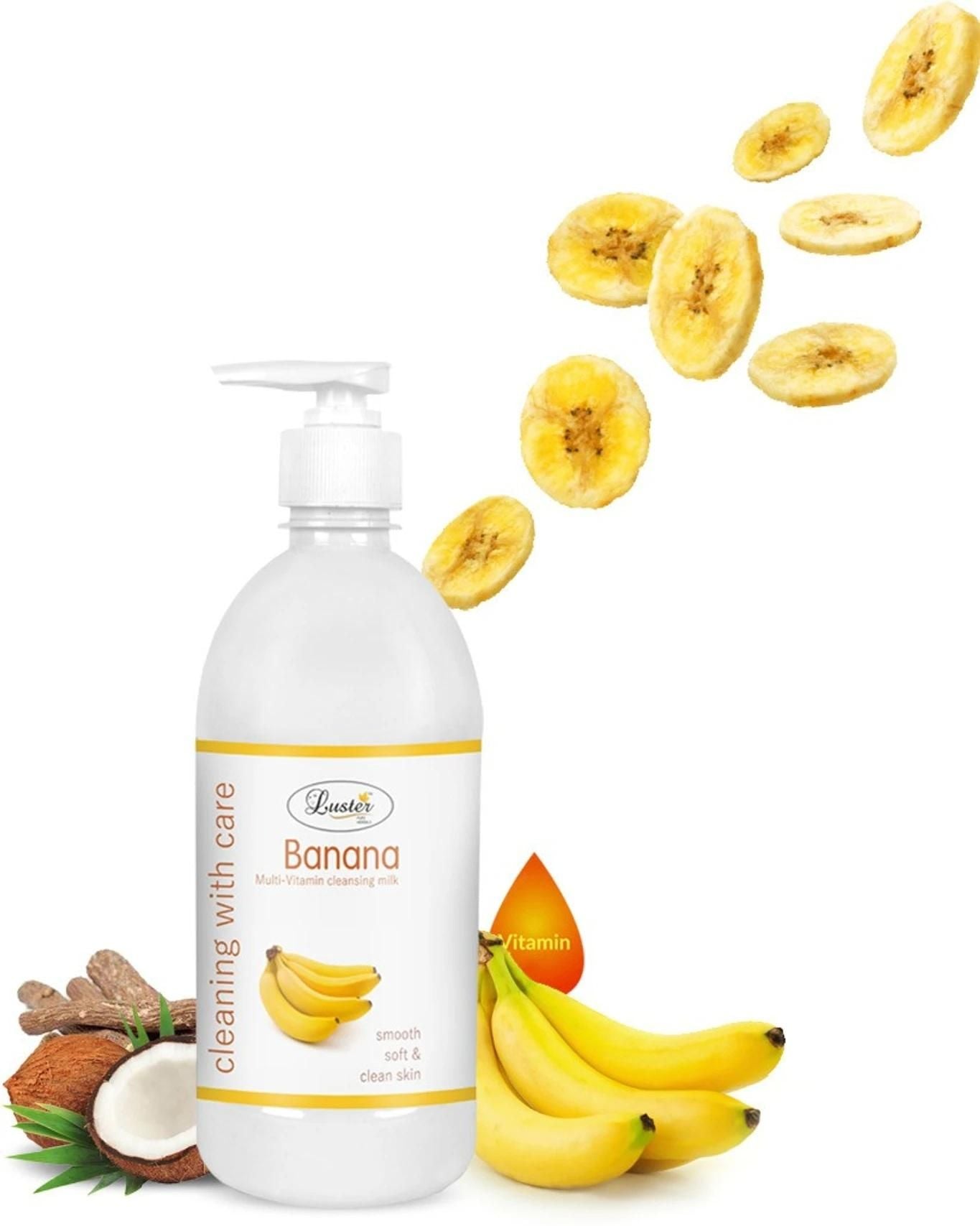 Banana and Aloe vera Cleansing Milk 500 ML (Pack of 2 )