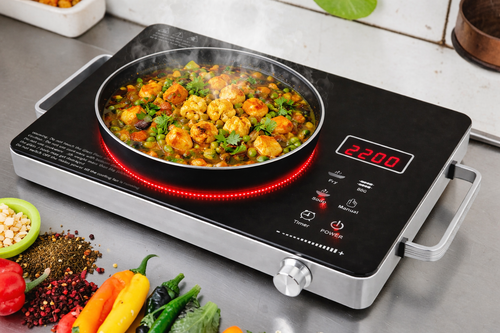 2500W Infrared Cooktop with Touch Control | Crystal Glass Electric Cooktop | Fast Heating Kitchen Stove