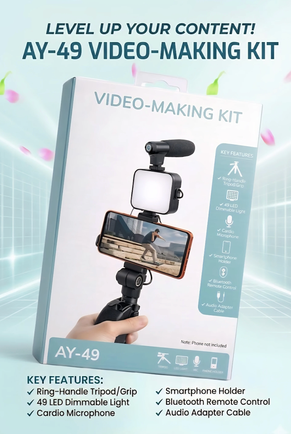 AY-49 Tripod  Video Making Kit
