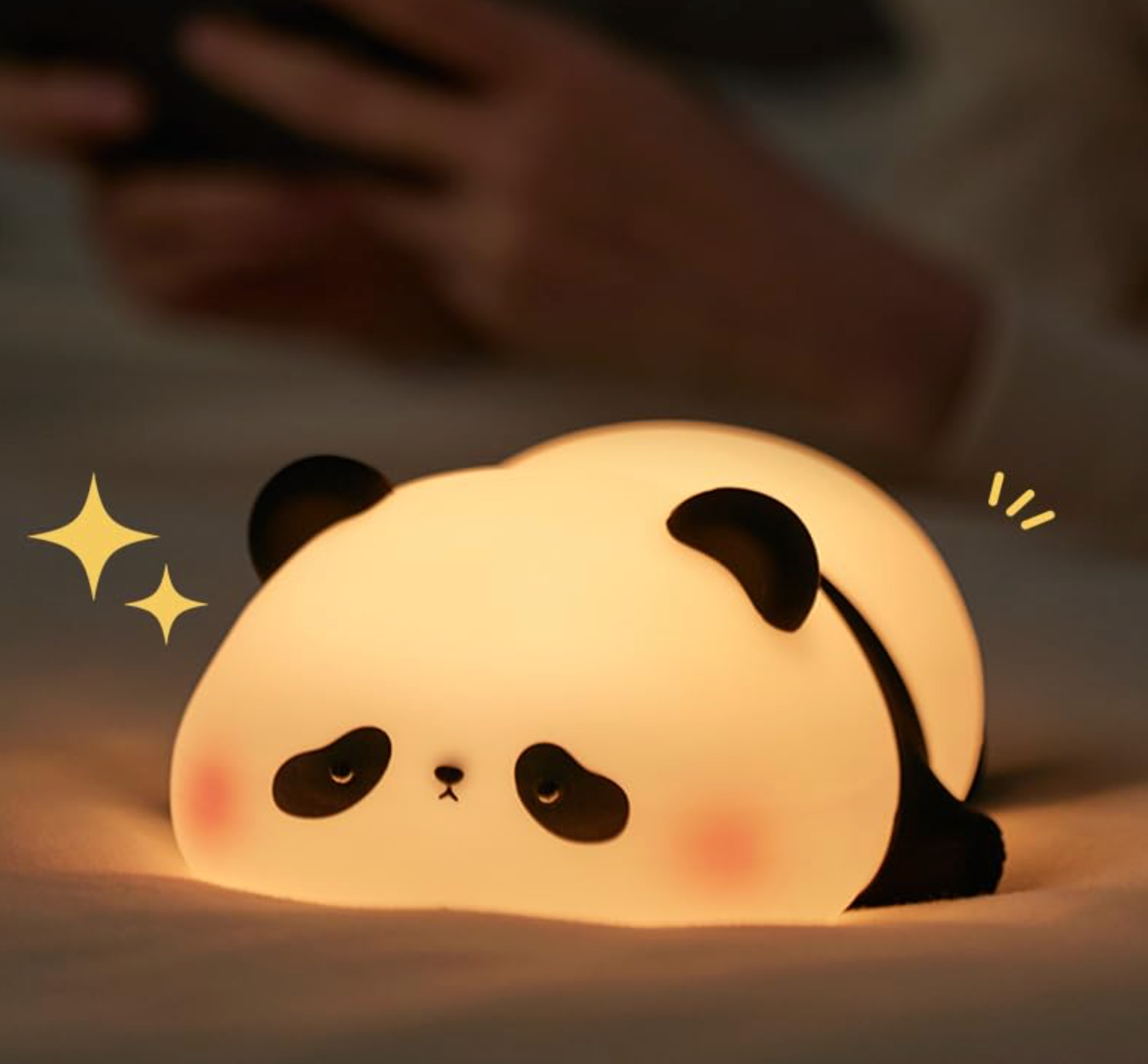 Silicon Sleeping Panda Night Lamp