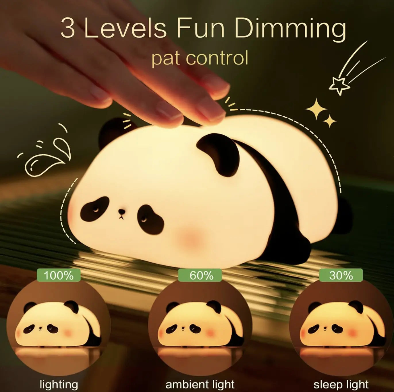 Sleeping Panda Night Lamp