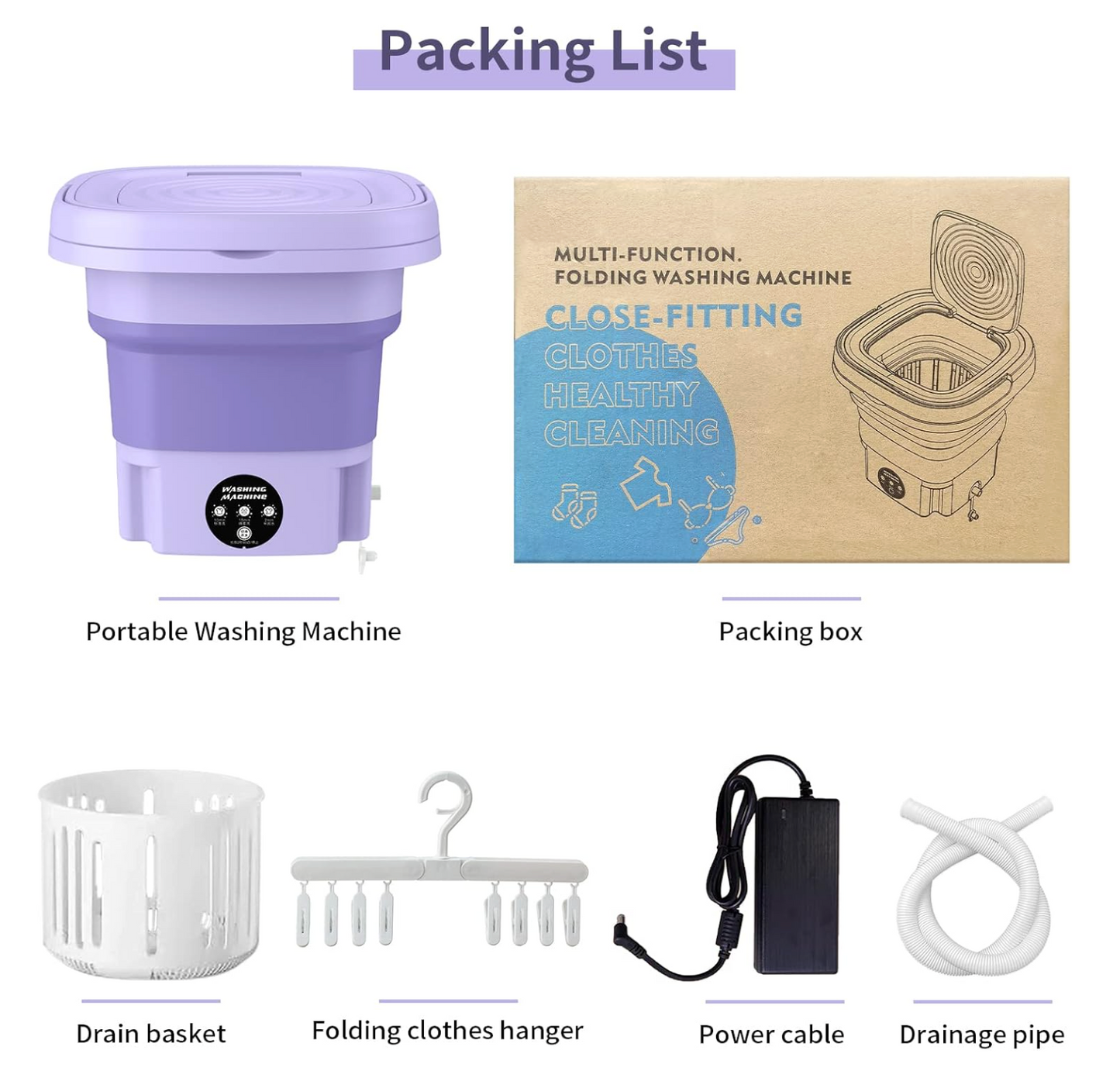 Foldable Mini Washing Machine