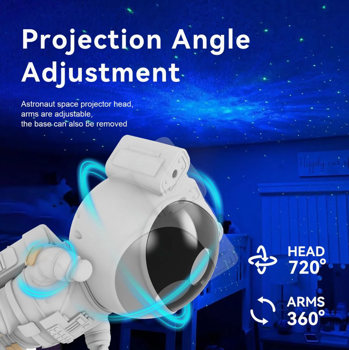Astronaut Projector Galaxy Night Light