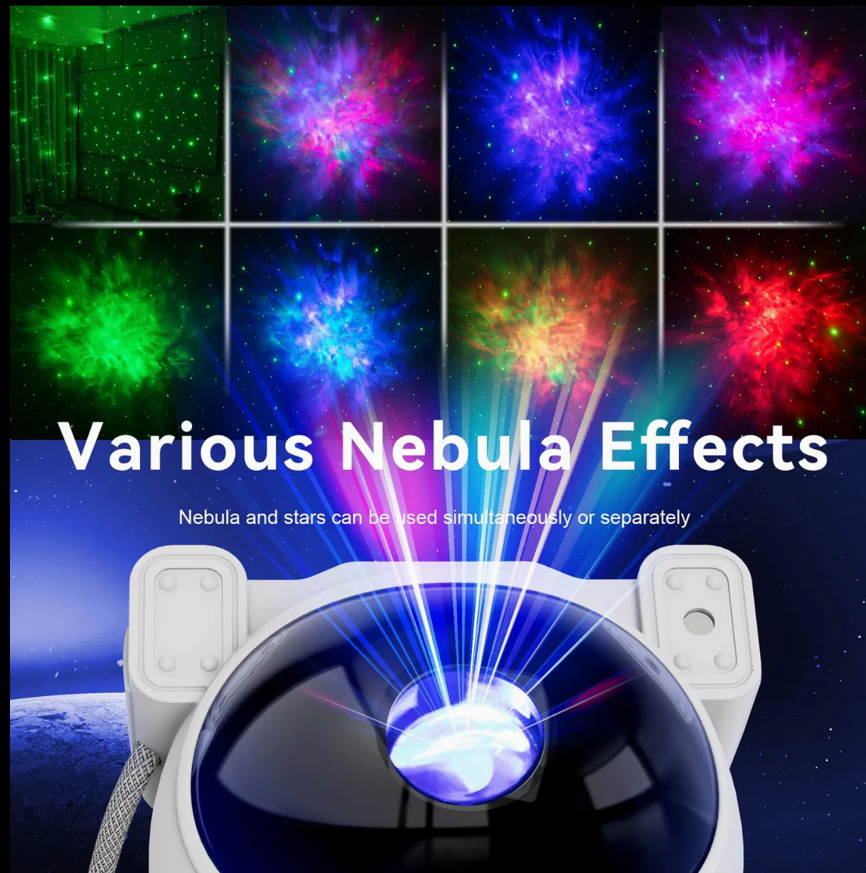 Astronaut Projector Galaxy Night Light