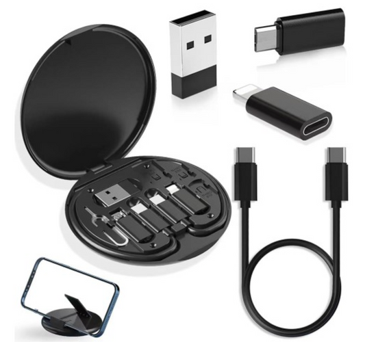 USB Fast Charging Travel Cable Set