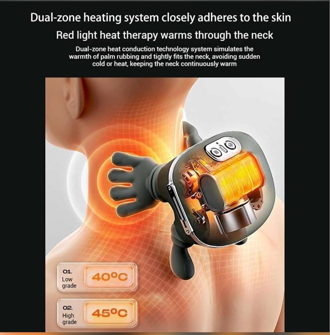 Shoulder and Neck Massager with Heat Kneading for Deep Tissue Relief