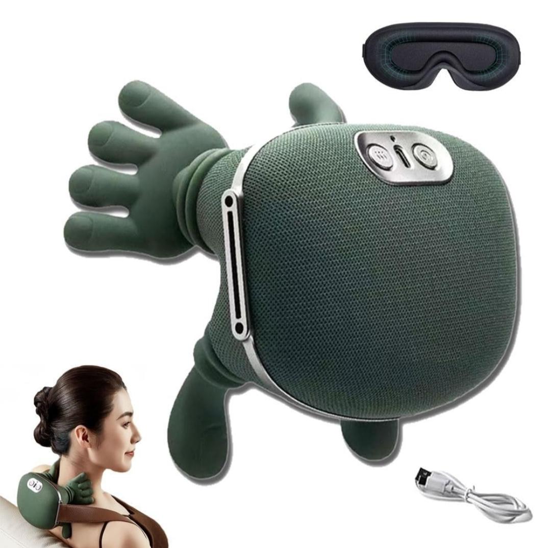 Shoulder and Neck Massager with Heat Kneading for Deep Tissue Relief