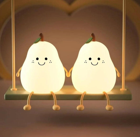 Cute Pear Silicone Night Lamp