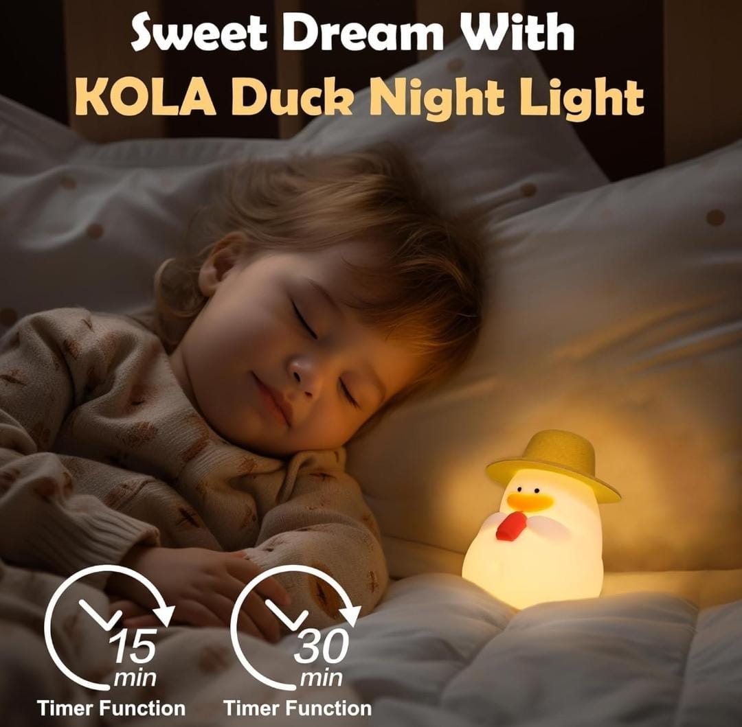 Silicone Duck Night Lamp