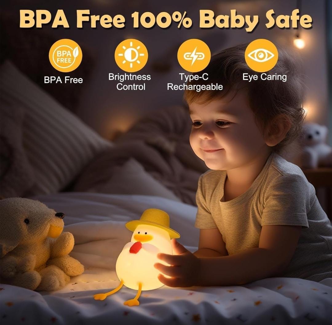 Silicone Duck Night Lamp