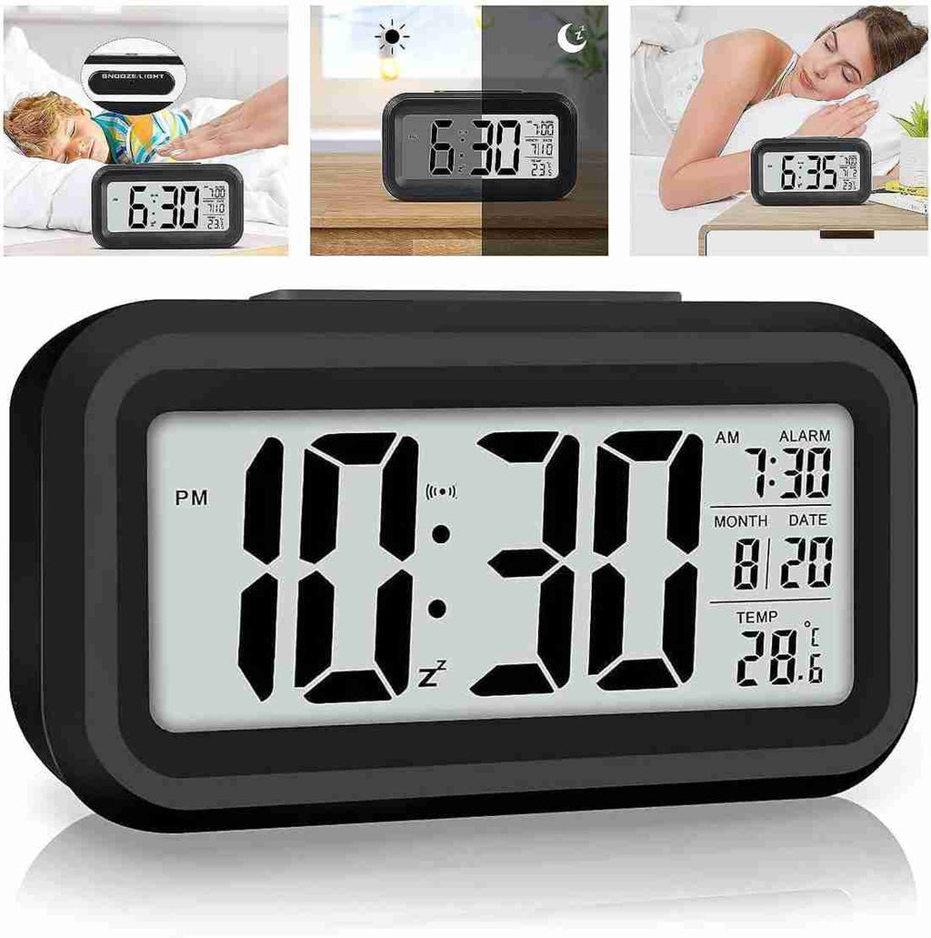 Black Digital Clock