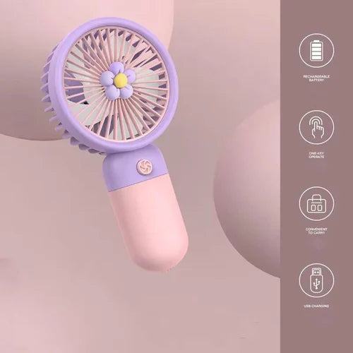 USB Rechargeable  Mini Portable Handheld Fan