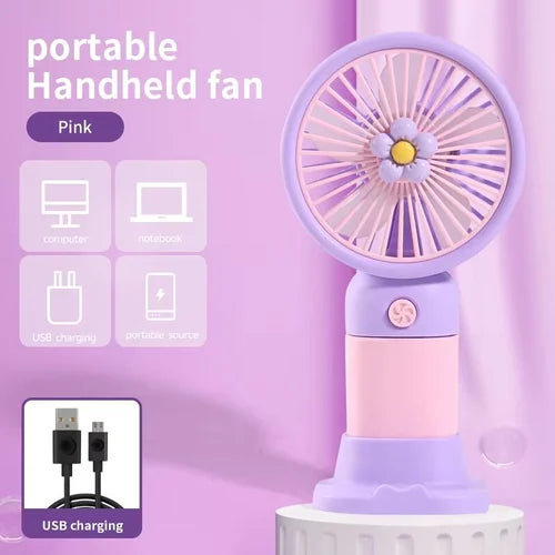 USB Rechargeable  Mini Portable Handheld Fan