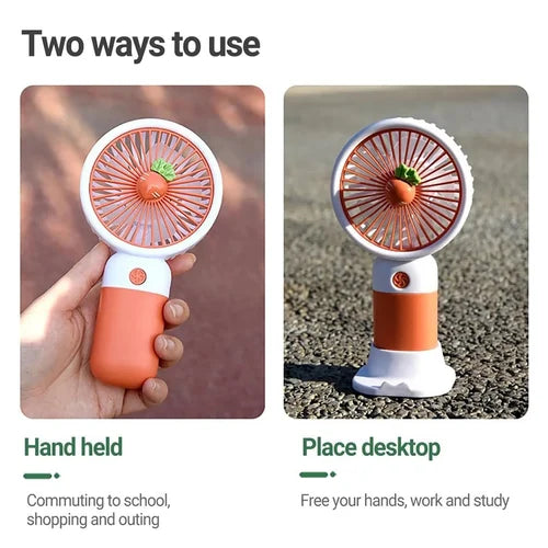 USB Rechargeable  Mini Portable Handheld Fan