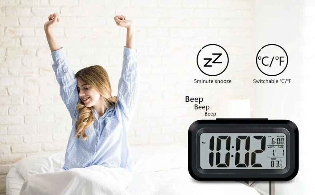 Black Digital Clock