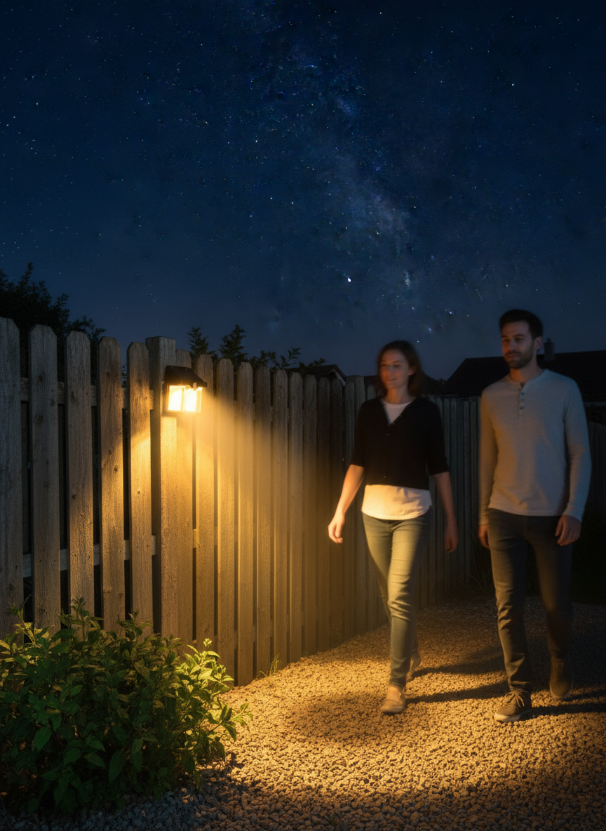 LED Solar Light Wall Lamp Motion Sensor  Waterproof Solar Power Lights