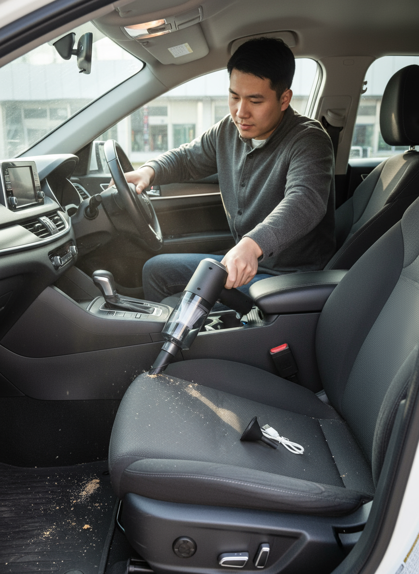 3-in-1 Portable/Mini Vacuum Cleaner for Car & Home