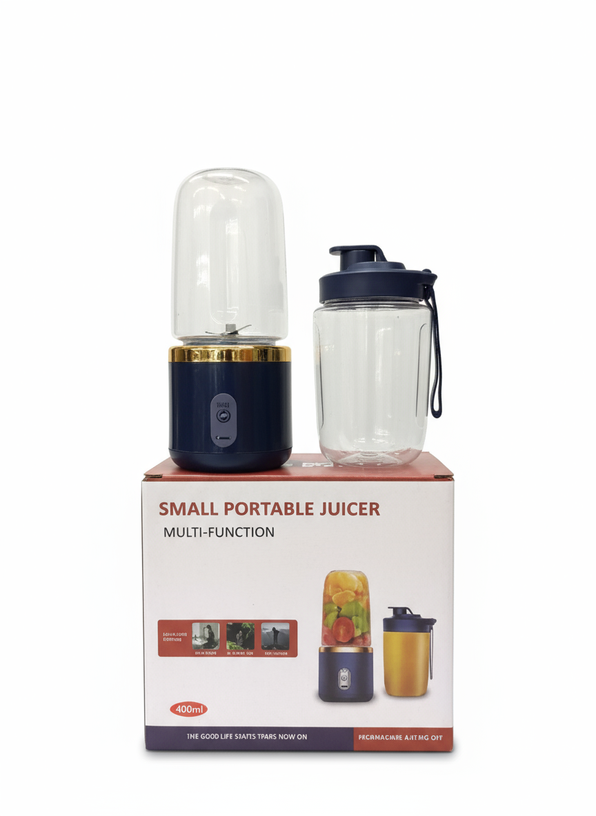 Portable Mini Juicer – Mini 6-Blade Smoothie Maker & Shake Mixer for Travel, Gym & Office – Lightweight, Compact Personal Juice Blender