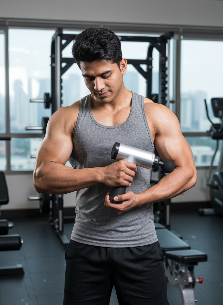 Fascial Gun KH-320, Muscle Massage after Exercise, Variable Frequency Vibration